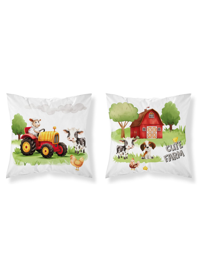 POSZEWKA 40x40 NA PODUSZKĘ JAŚKA FARMA TRAKTOR PSBA_47