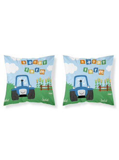 POSZEWKA 40x40 NA PODUSZKĘ JAŚKA TRAKTOR HAPPY FARM PSBA_40A