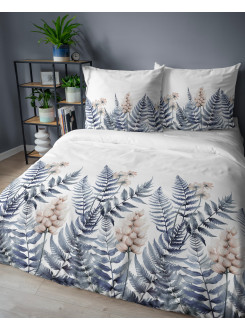 POŚCIEL BAWEŁNIANA 160x200 W LIŚCIE PAPROCI 5248_B 2