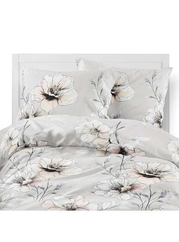 POŚCIEL FLANELOWA 200x220 W KWIATY 5637_B