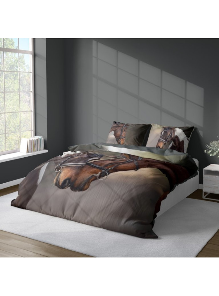 KOMPLET POŚCIELI 200x220 Z KONIEM 4990_A