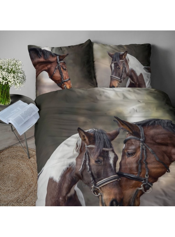 KOMPLET POŚCIELI 160x200 Z KONIEM 4990_A
