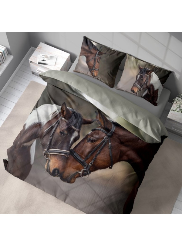 KOMPLET POŚCIELI 160x200 Z KONIEM 4990_A