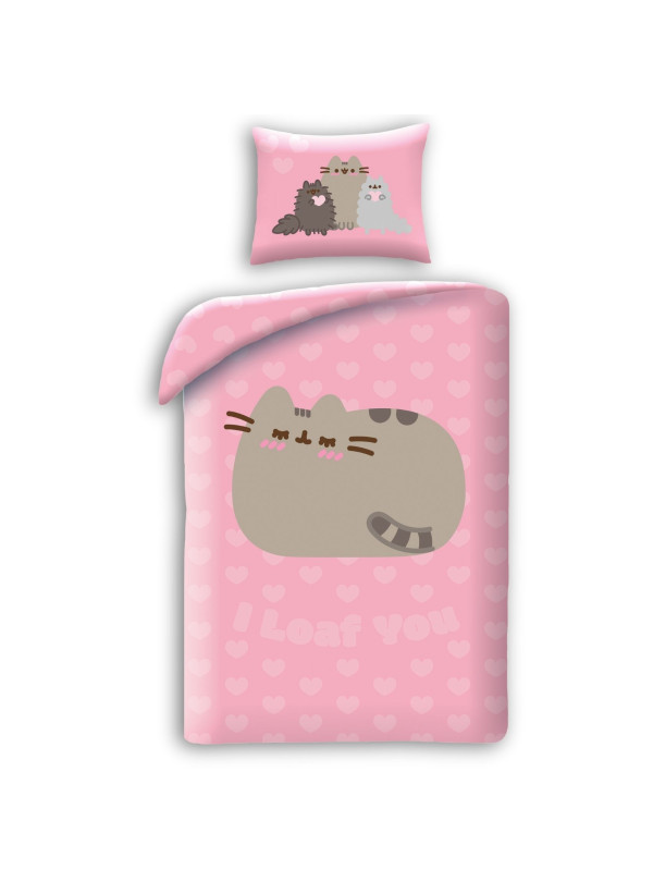 POŚCIEL 140x200 PUSHEEN I LOAF YOU PUS-9092