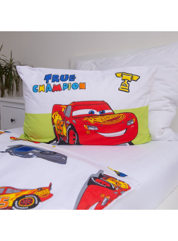 POŚCIEL DO ŁÓŻECZKA 100x135 cm AUTA ZYGZAK MC QUEEN CARS 08