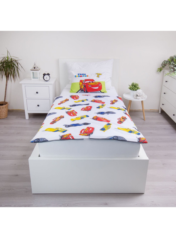 POŚCIEL DO ŁÓŻECZKA 100x135 cm AUTA ZYGZAK MC QUEEN CARS 08