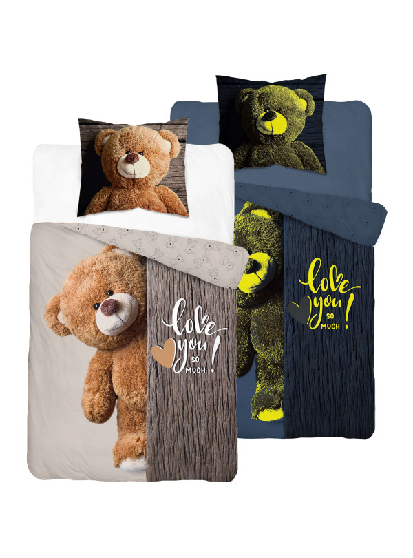 POŚCIEL 140x200 ŚWIECĄCA W CIEMNOŚCI MIŚ