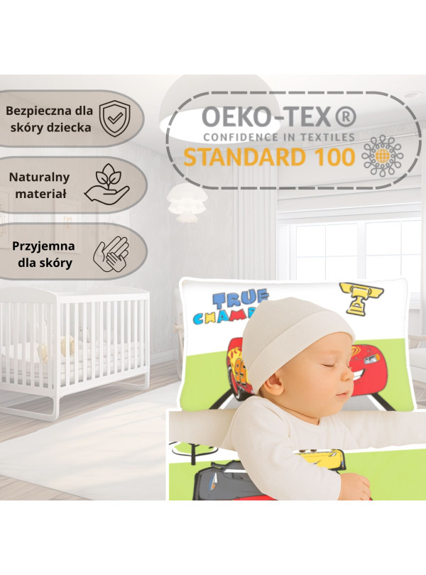 POŚCIEL DO ŁÓŻECZKA 100x135 cm AUTA ZYGZAK MC QUEEN CARS 08