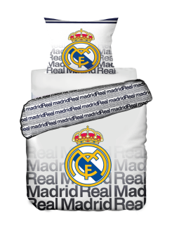 POŚCIEL 140x200 REAL MADRYT BIAŁA BAWEŁNIANA RM-1021 2