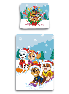 POŚCIEL BAWEŁNIANA 140x200 PSI PATROL ŚWIĄTECZNA PP_1085 2