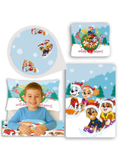 POŚCIEL BAWEŁNIANA 140x200 PSI PATROL ŚWIĄTECZNA PP_1085