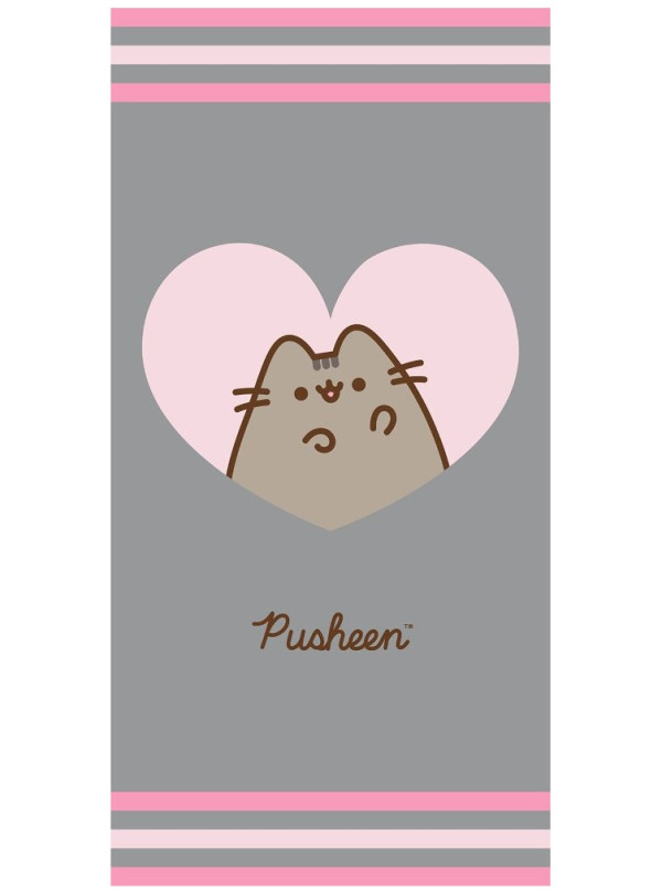 RĘCZNIK PUSHEEN 70x140 KĄPIELOWY SERCE
