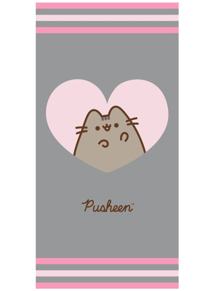 RĘCZNIK PUSHEEN 70x140 KĄPIELOWY SERCE
