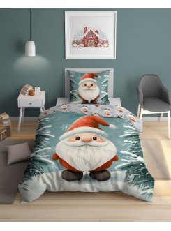POŚCIEL ŚWIĄTECZNA 140x200 MIKOŁAJ 5868_A 2