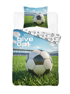 POŚCIEL MŁODZIEŻOWA 140x200 PIŁKA NOŻNA 5870_A