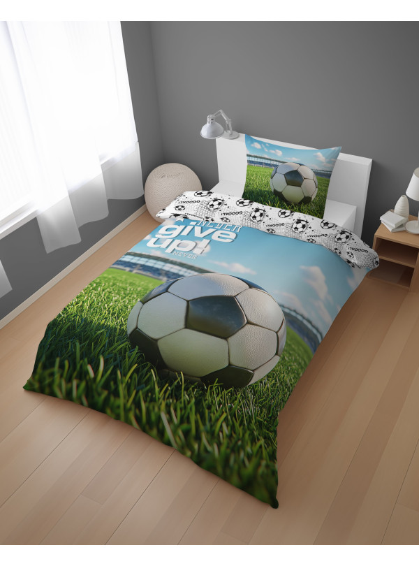 POŚCIEL MŁODZIEŻOWA 160x200 PIŁKA NOŻNA 5870_A