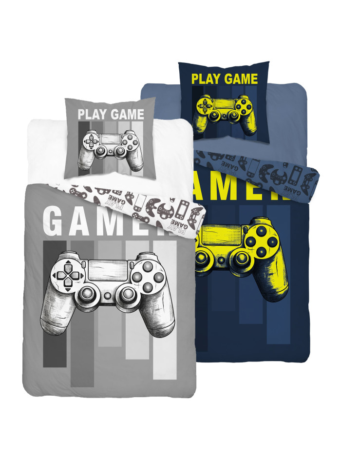 POŚCIEL 140x200 ŚWIECĄCA W CIEMNOŚCI DLA GRACZA 5730A