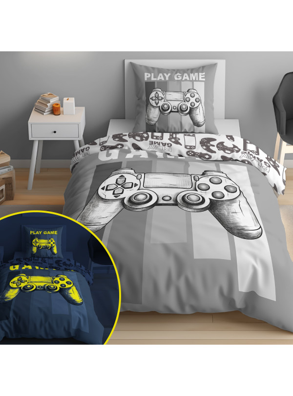 POŚCIEL 140x200 ŚWIECĄCA W CIEMNOŚCI DLA GRACZA 5730A