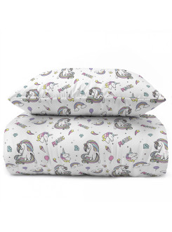 POŚCIEL MŁODZIEŻOWA 160x200 Z JEDNOROŻCEM 5725_A 2