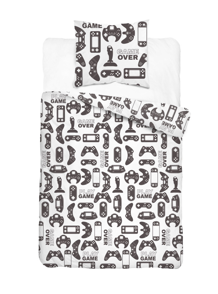 POŚCIEL MŁODZIEŻOWA 140x200 DLA GRACZA PADY 5727_A