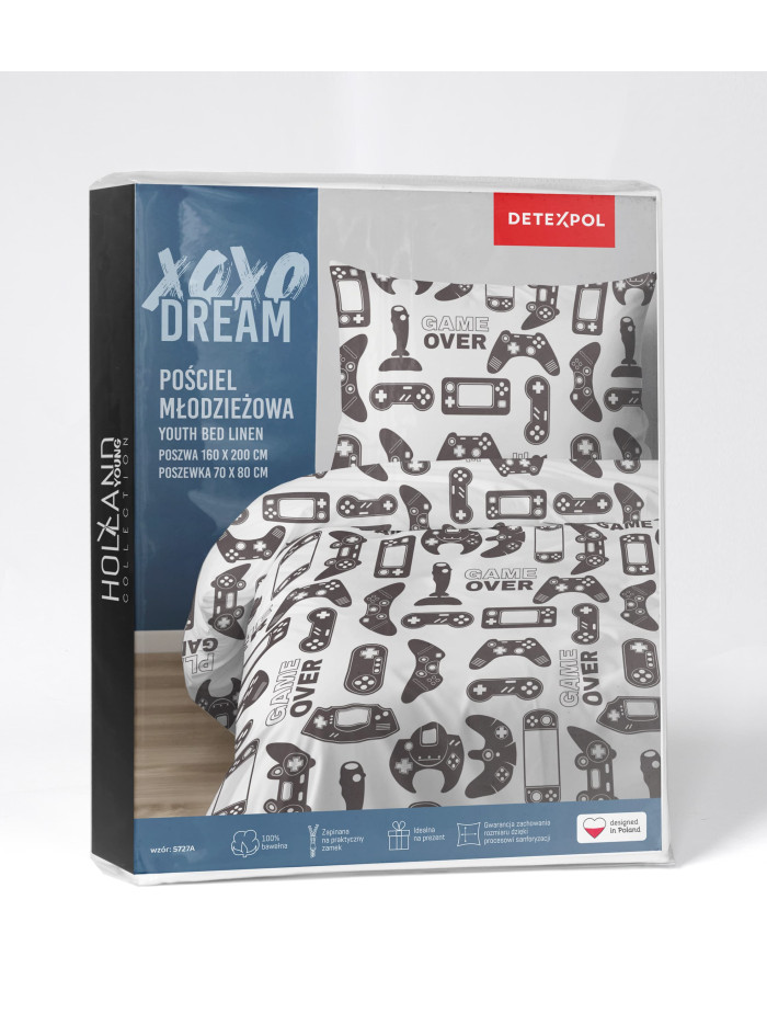 POŚCIEL MŁODZIEŻOWA 160x200 DLA GRACZA PADY 5727_A