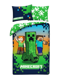 POŚCIEL 140x200 MINECRAFT ALEX STEVE CREEPER MNC-880