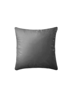 POSZEWKA NA PODUSZKĘ/JAŚKA 40x40 cm SZARA Z LAMÓWKĄ