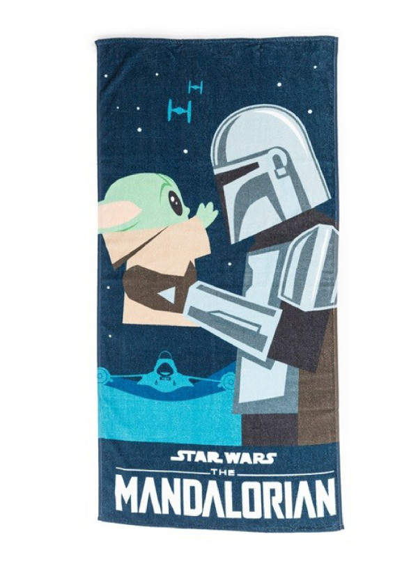 RĘCZNIK 70x140 KĄPIELOWY PLAŻOWY BAWEŁNIANY STAR WARS BABY YODA ST-24