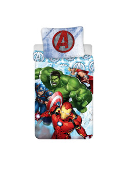 POŚCIEL 140x200 AVENGERS IRON MAN HULK THOR KAPITAN AMERYKA AV-03