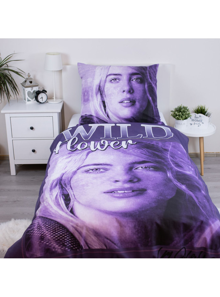 POŚCIEL 140x200 BILLIE EILISH 100% BAWEŁNIANA