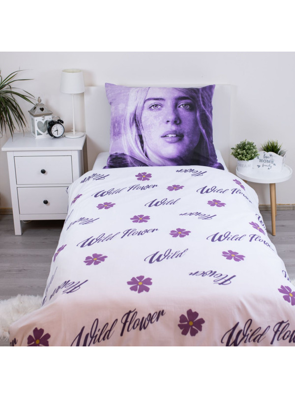 POŚCIEL 140x200 BILLIE EILISH 100% BAWEŁNIANA