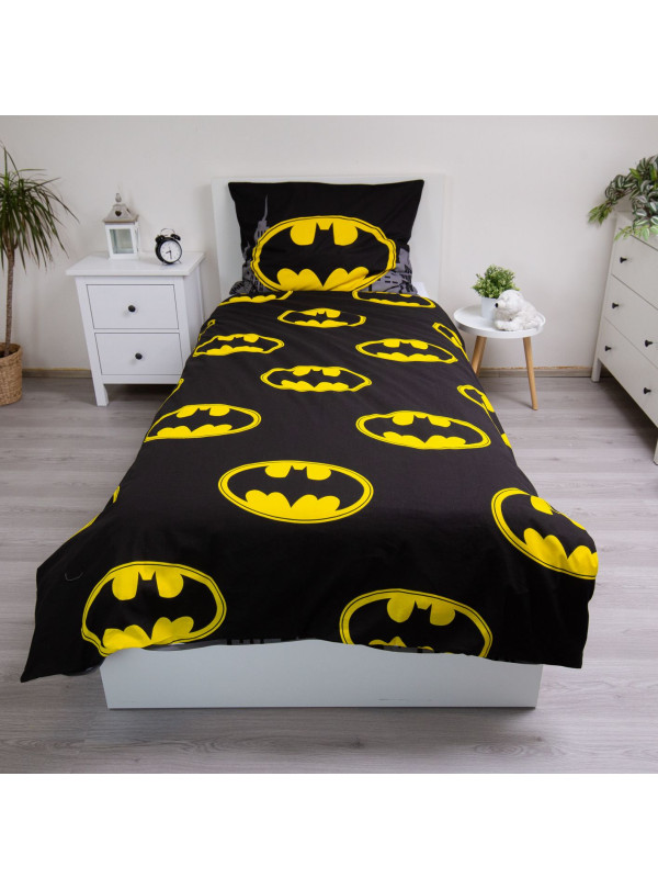 POŚCIEL 140x200 BATMAN CZARNY RYCERZ BAWEŁNA