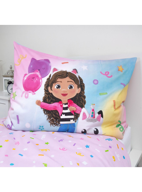 POŚCIEL 140x200 KOCI DOMEK GABI DLA DZIECI BALONY GB-018