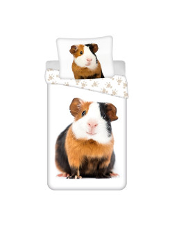 POŚCIEL BAWEŁNIANA 140x200 CM ŚWINKA MORSKA