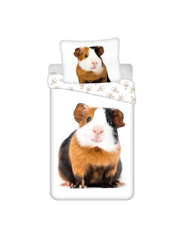 POŚCIEL BAWEŁNIANA 140x200 CM ŚWINKA MORSKA