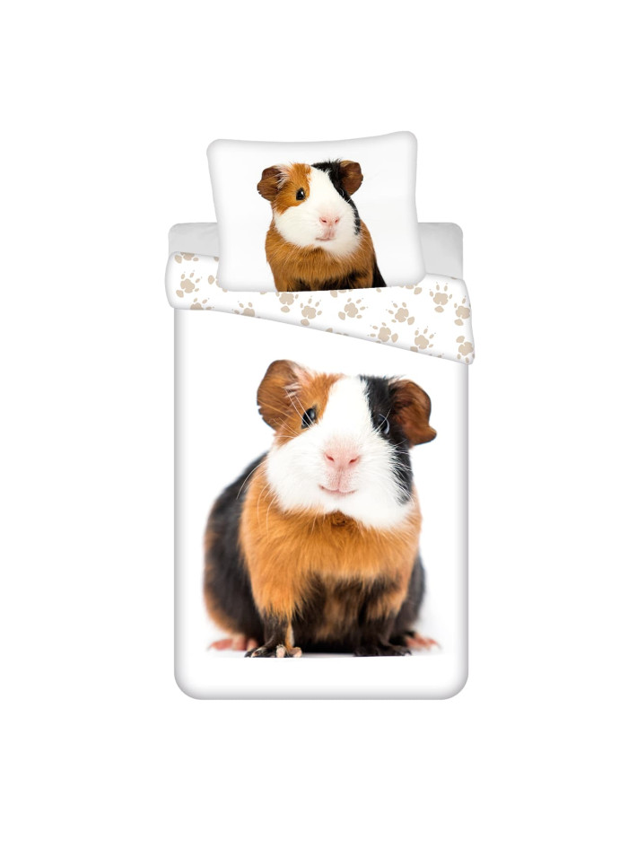 POŚCIEL BAWEŁNIANA 140x200 CM ŚWINKA MORSKA