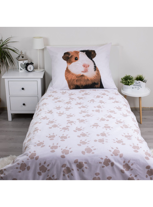 POŚCIEL BAWEŁNIANA 140x200 CM ŚWINKA MORSKA