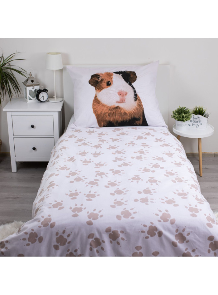 POŚCIEL BAWEŁNIANA 140x200 CM ŚWINKA MORSKA