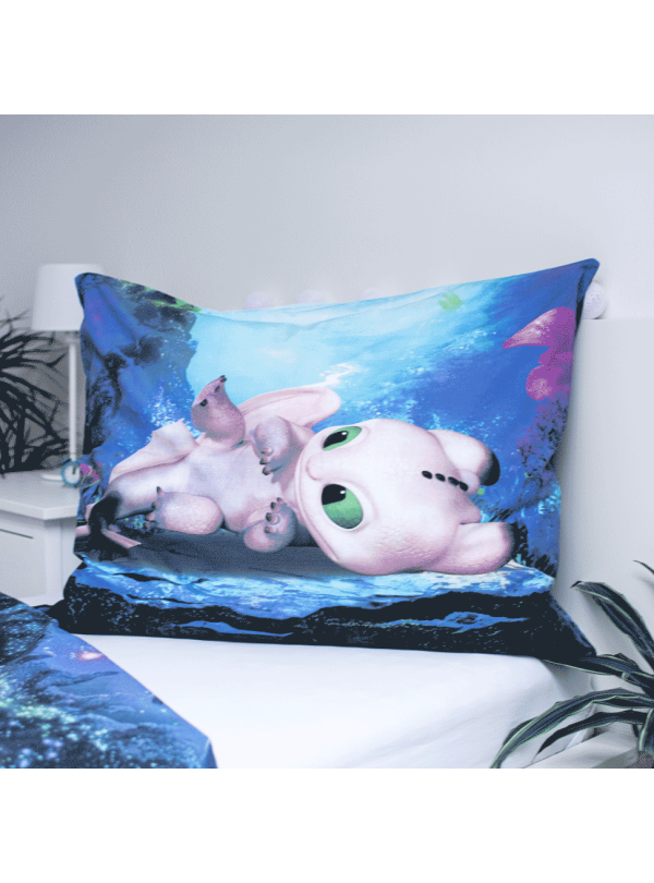 POŚCIEL 140x200 JAK WYTRESOWAĆ SMOKA SZCZERBATEK BAWEŁNA