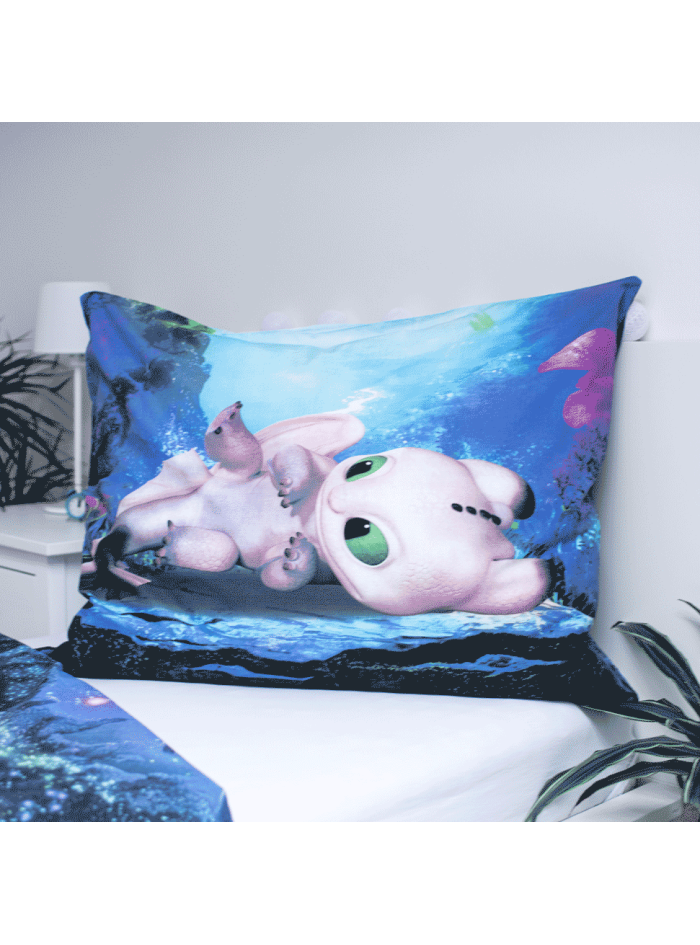 POŚCIEL 140x200 JAK WYTRESOWAĆ SMOKA SZCZERBATEK BAWEŁNA