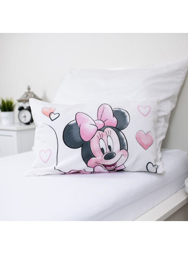 POŚCIEL DO ŁÓŻECZKA 100x135 cm MYSZKA MINNIE MN-192