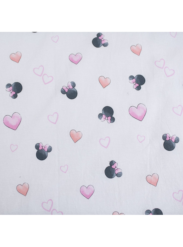 POŚCIEL DO ŁÓŻECZKA 100x135 cm MYSZKA MINNIE MN-192