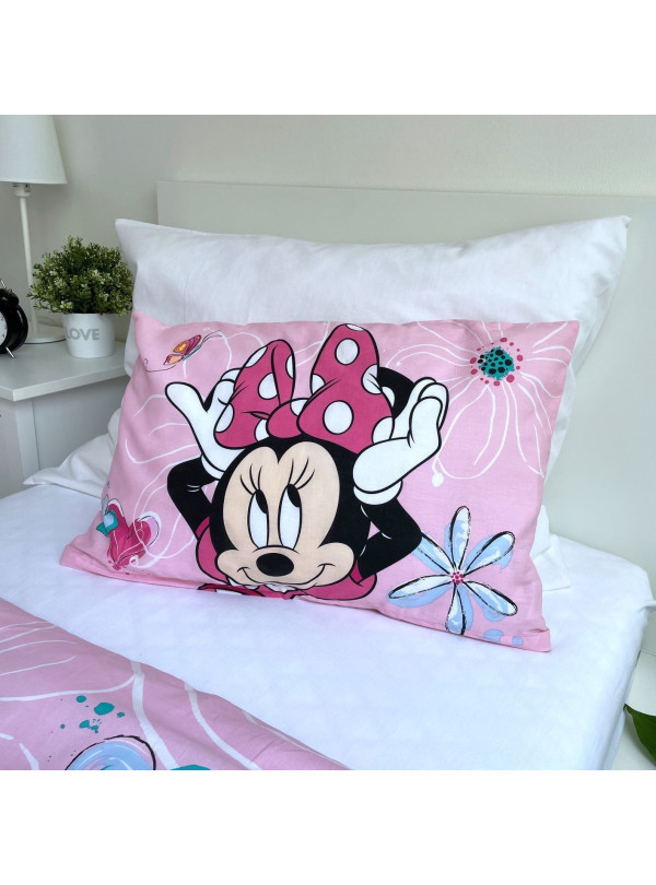 POŚCIEL DO ŁÓŻECZKA 100x135 cm MYSZKA MINNIE MN-193