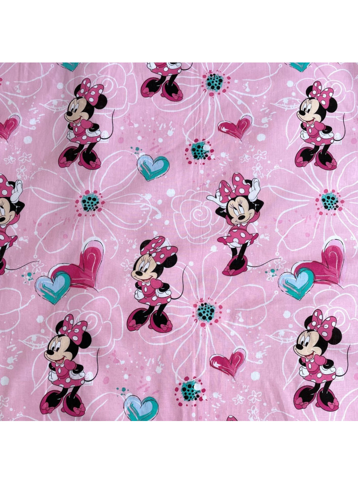 POŚCIEL DO ŁÓŻECZKA 100x135 cm MYSZKA MINNIE MN-193