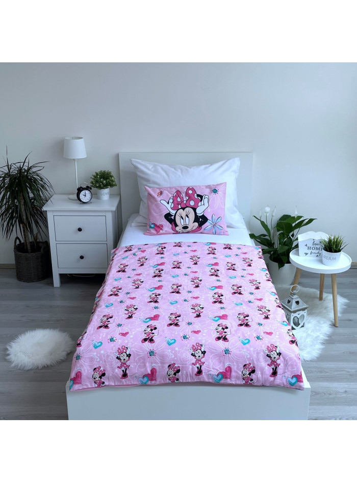 POŚCIEL DO ŁÓŻECZKA 100x135 cm MYSZKA MINNIE MN-193