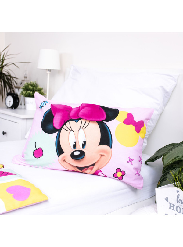 POŚCIEL DO ŁÓŻECZKA 100x135 cm MYSZKA MINNIE MN-195