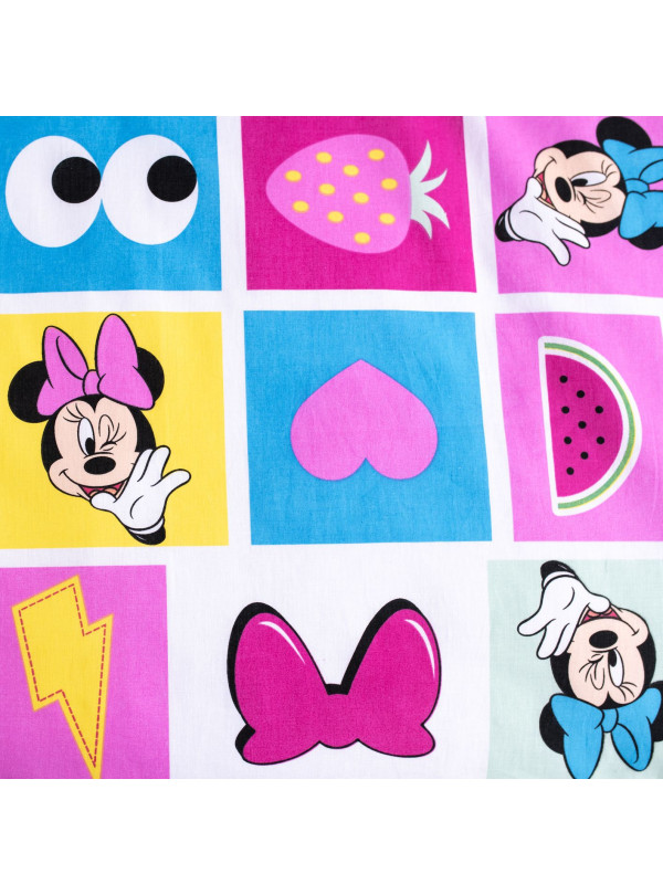 POŚCIEL DO ŁÓŻECZKA 100x135 cm MYSZKA MINNIE MN-195