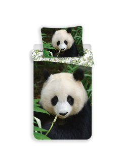 POŚCIEL BAWEŁNIANA 140x200 CM PANDA