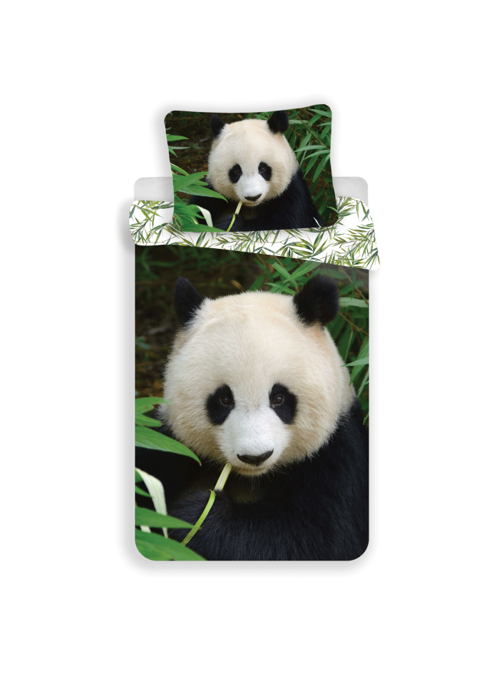 POŚCIEL BAWEŁNIANA 140x200 CM PANDA