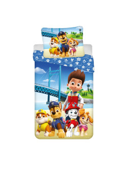 POŚCIEL BAWEŁNIANA 140x200 PP_457 PSI PATROL RYDER I PIESKI